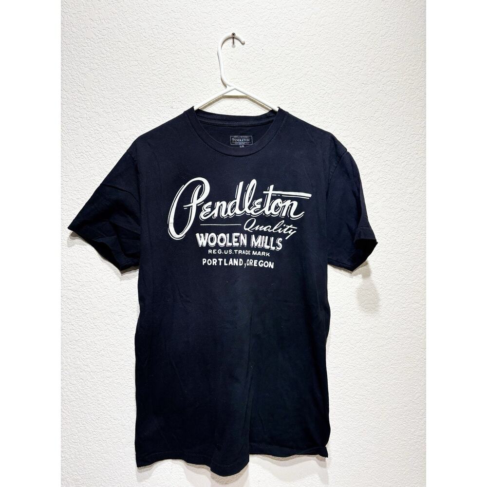 Pendleton Woolen Mills T Shirt Black Large